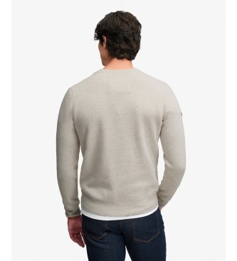 Superdry Outdoor Stripe Logo Beige Sweatshirt