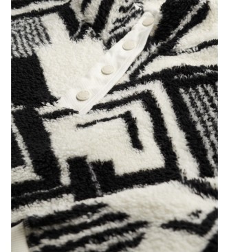 Superdry Off-white Super Soft Half sweatshirt