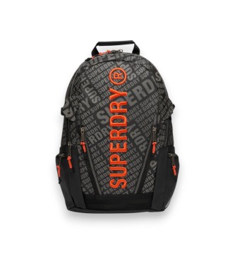 Superdry Tarp AOP rygsæk sort