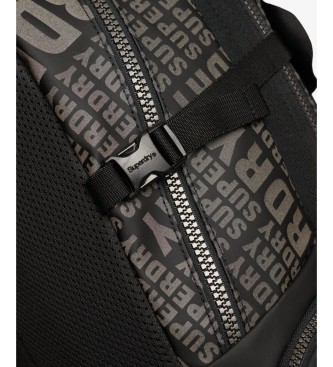 Superdry Tarp AOP rygsæk sort
