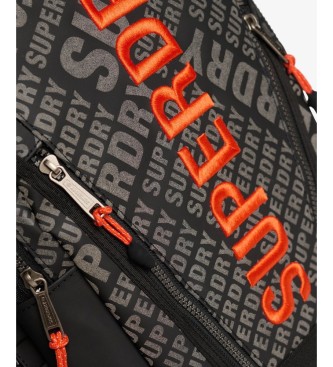 Superdry Tarp AOP rygsæk sort