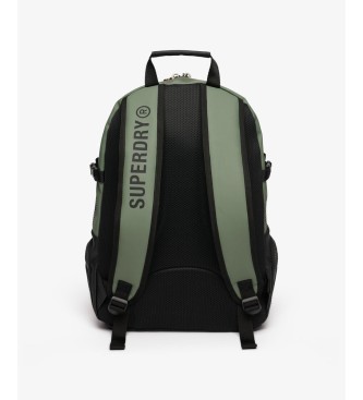 Superdry Broderet Tarp-rygsæk grøn