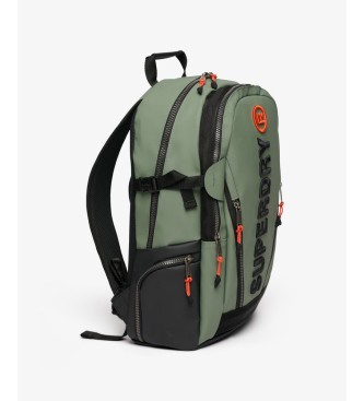 Superdry Broderet Tarp-rygsæk grøn