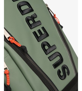 Superdry Broderet Tarp-rygsæk grøn