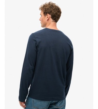 Superdry Maglietta Classic Essential blu navy