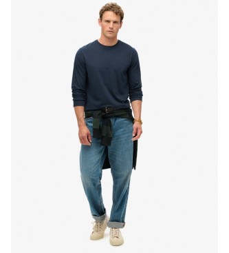 Superdry Maglietta Classic Essential blu navy