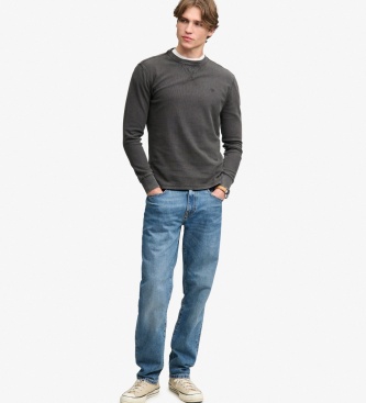Superdry Jersey Classic Heavy Textured preto