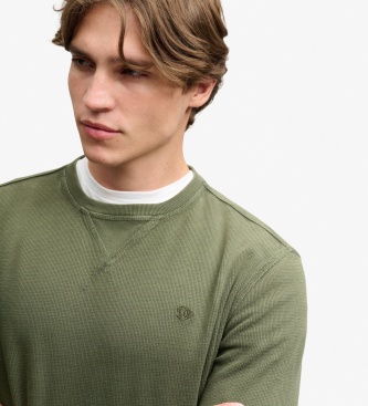 Superdry Suéter Classic Heavy Textured verde
