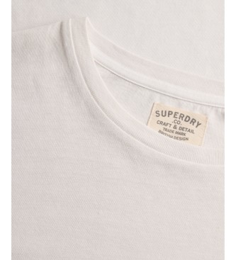 Superdry Wit T-shirt met lange mouwen en zak