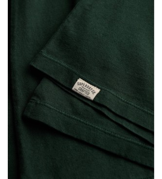 Superdry T-shirt met lange mouwen en zak, groen
