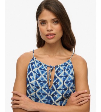 Superdry Beach top med stropper blå