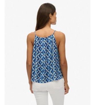 Superdry Beach top med stropper blå