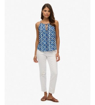 Superdry Beach top med stropper blå
