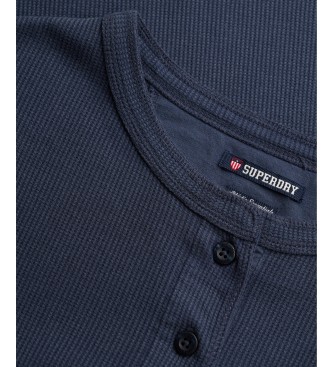 Superdry Navy Essential Waffle T-shirt