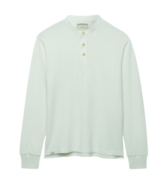 Superdry Wit gebroken Woven Placket T-shirt