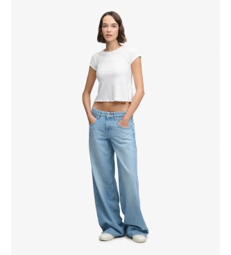 Superdry Jeans Mid Rise Baggy azul