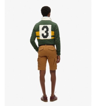 Superdry Kratke hla?e Vintage Core rjave barve