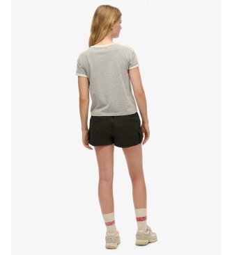 Superdry Vintage Utility cargoshort in gewassen zwart