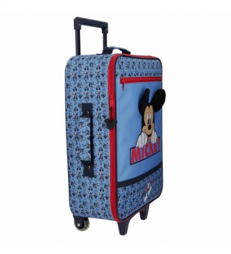 Joumma Bags Mickey Moods blue cabin bag -35x50x18cm