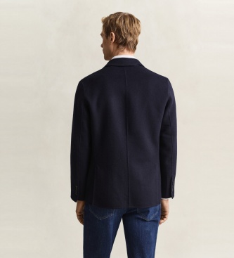 Gant Hand-sewn navy blue blazer