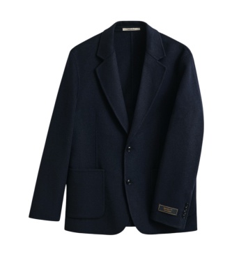Gant Hand-sewn navy blue blazer