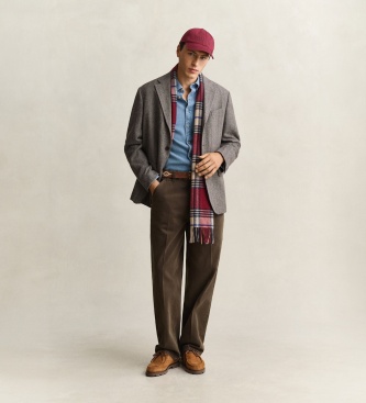 Gant Blauw wafelstructuur shirt