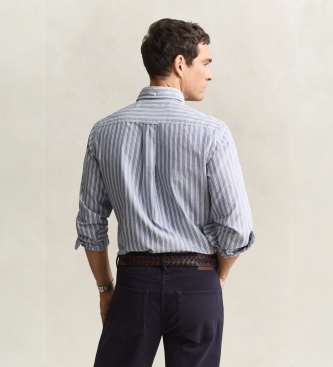 Gant Camicia Oxford classica a righe blu