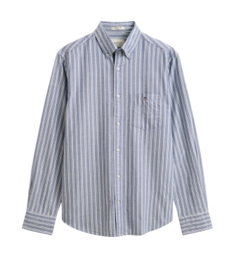 Gant Camicia Oxford classica a righe blu