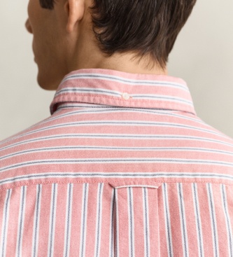 Gant Camicia Oxford classica a righe rosse