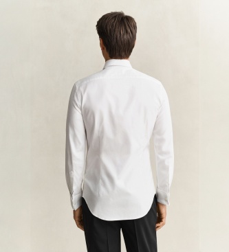 Gant Camisa de smoking branca