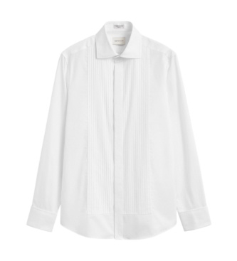 Gant Camisa de smoking branca