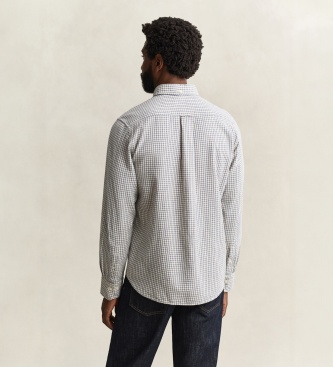 Gant Camisa Windblown Xadrez Azul