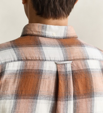 Gant Chemise Windblown marron