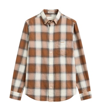 Gant Chemise Windblown marron