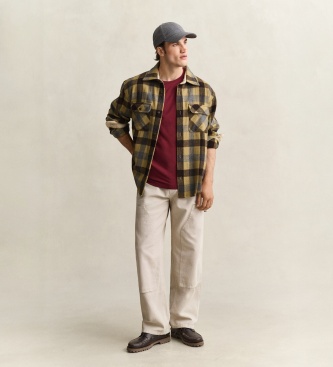 Gant T-shirt Shield grenat
