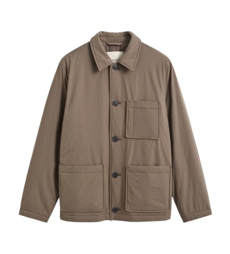 Gant Taupe quilted Chore jacket