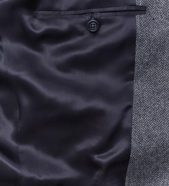 Gant Gray herringbone suit jacket