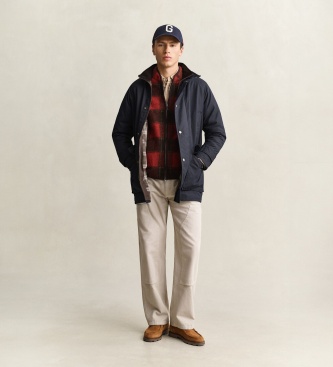 Gant Waxed Double Decker jacket in navy