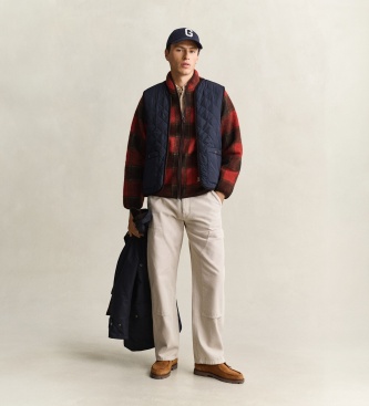 Gant Waxed Double Decker jacket in navy