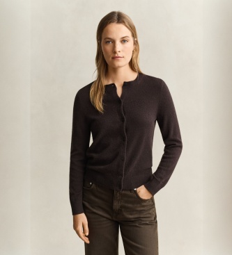 Gant Kaschmir-Cardigan in Braun