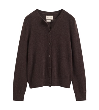 Gant Kaschmir-Cardigan in Braun