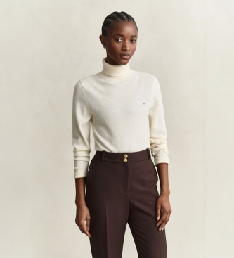Gant Maglione a collo alto beige