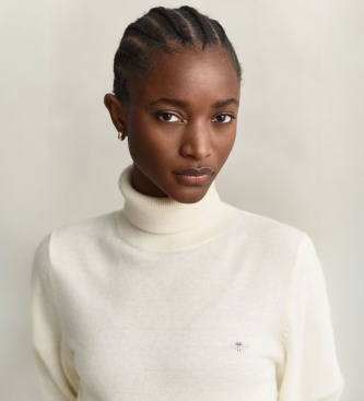 Gant Maglione a collo alto beige