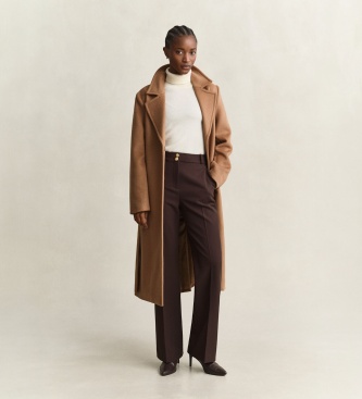 Gant Maglione a collo alto beige