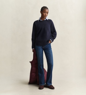 Gant Maglione girocollo blu navy