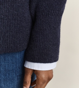 Gant Maglione girocollo blu navy