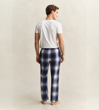 Gant Marineblå ternede pyjamasbukser
