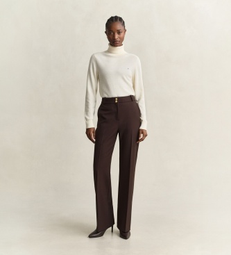 Gant Calça náutica flare marrom