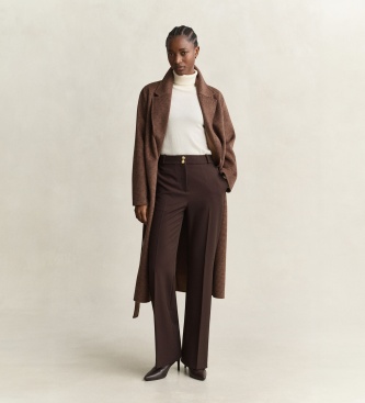 Gant Calça náutica flare marrom