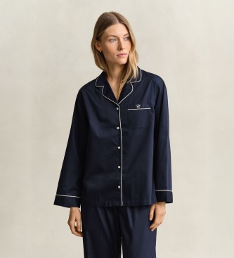 Gant Navy satin pajamas